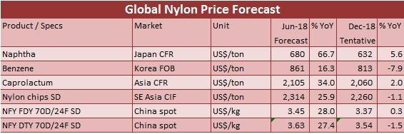 Nylon Price Forecast